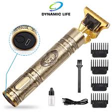 T9 Premium Rechargeable Hair & Beard Trimmer for Men, Long-Lasting Stainless Steel, Ultra-Quiet 58db