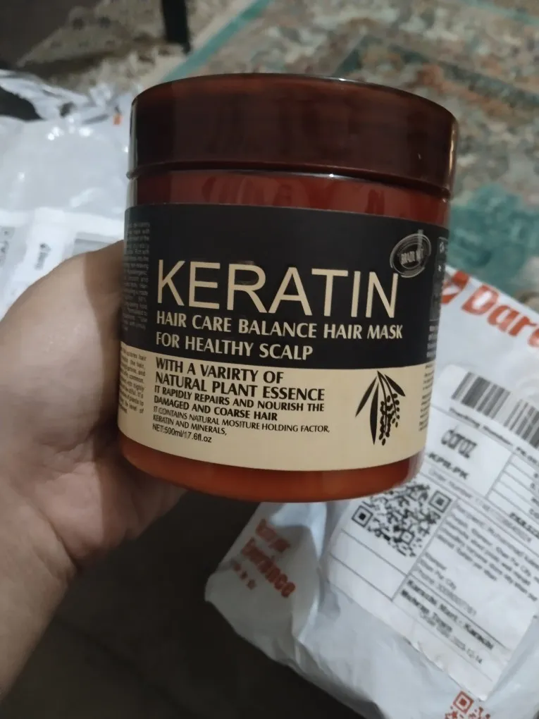 Keratin Hair Mask Keratin Hair Treatment Straighten Hair For Hair 500 ML