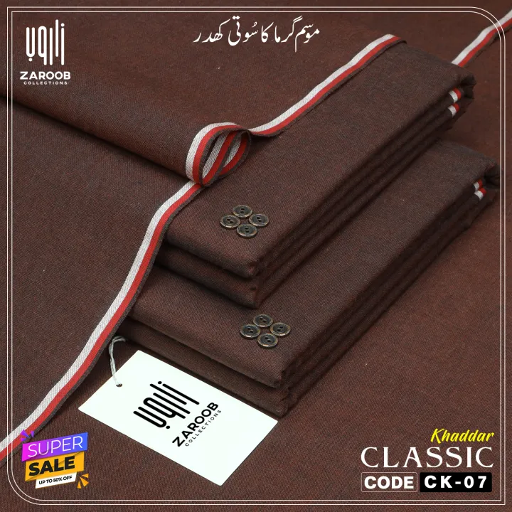 SUMMER Khaddar Suit for Men – Premium Unstitched Khaddar Fabric | Latest summerCollection Khaddar Dress