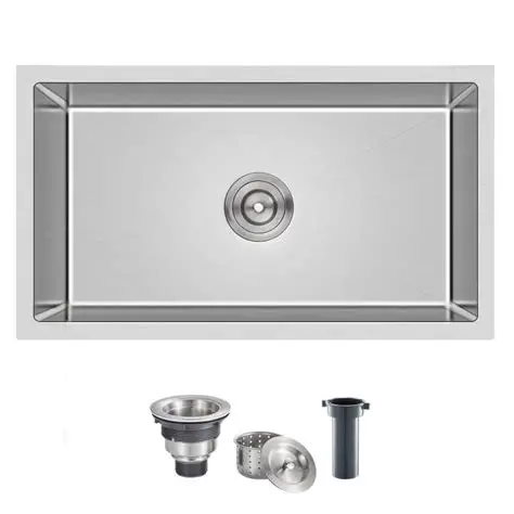 Kitchen bowl Stainless steel Kitchen Sink, Silver Color Sink