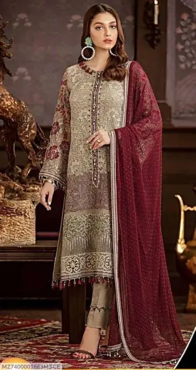 3 Pcs Woman Unstitched Embodiment surt , Eid clothes, clothes 3pcs, woman fashion, clothe, fabric unstitched,daraz clothes , Pakistan sell , contact me , free home delivery, woman ♀️, beautiful girl clothes ,Eid collection ,Eid gifts ,Eid Edy , Punjabi