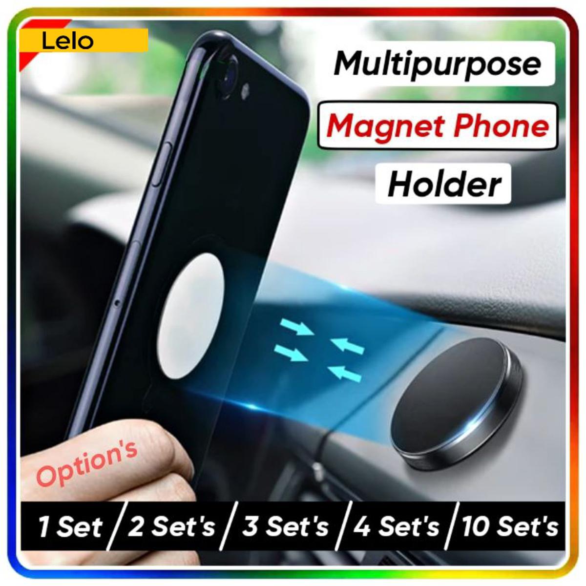 Magnet Holder For Car Dashboard, Steering Wheel, Home Use