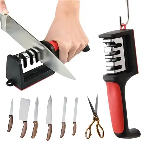 4-in-1 Adjustable Kitchen Knife Sharpener